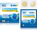 MQ 20ct Motion Sickness Patches, Color de la luz, Patches Sea Sickness Non Drowsy & Waterproof, Cruise Ship Travel Essentials, Fast Acting & Long Lasting 72H