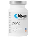 Klean Athlete Klean Omega ← Aceite de pescado puro en forma de triglicérida para apoyar la salud cardiovascular, neurológica y conjunta Silencio NSF Certified for Sport ← 60 Softgels