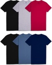 Fruto de la Loom Hombres Eversoft Cotton Short Sleeve Camisetas de bolsillo, transpirable, 2-Pack