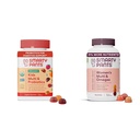 SmartyPants Organic Kids Multivitamin Gummies: Probióticos, Omega 3 (ALA), Vitamina D3, C, Vitamina B12 &amp; Mujeres Multivitamínicas: Omega 3 Fish Oil (EPA/DHA), Methylfolate, CoQ10