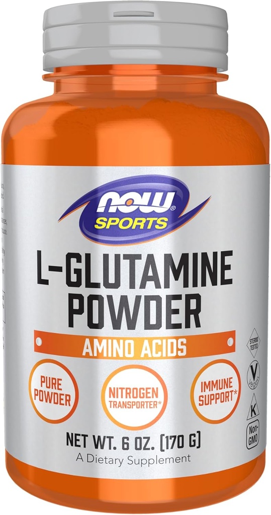 Ahora Alimentos L-Glutamina Pure Powder 6 oz