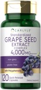 Carlyle Grape Seed Extract 4,000mg Ø 120 Quick Release Capsules ¦ Standardized Extract Complex with Polyphenols ← Non-GMO, Gluten Free Supplement