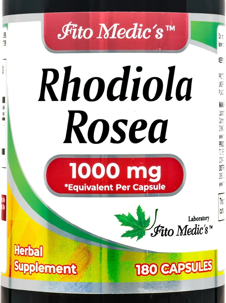 Lab - rhodiola rosea - rodiola rosea Suplemento -180 Caps - Absorción ultra alta.