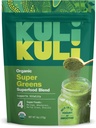 Kuli Kuli Green Power [6 oz] - Super Greens Powder - Nutrient Dense Moringa, Wheatgrass, Broccoli & Barley Grass Blend - 100% Plant Based Organic Superfood Posder Fuented from Remote Farms