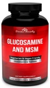 Gaviota Divina Sulfato de Glucosamina (2000mg por Serving) con MSM - 240 pequeñas cápsulas vegetarianas - Sin pez Shell o aditivos perjudiciales