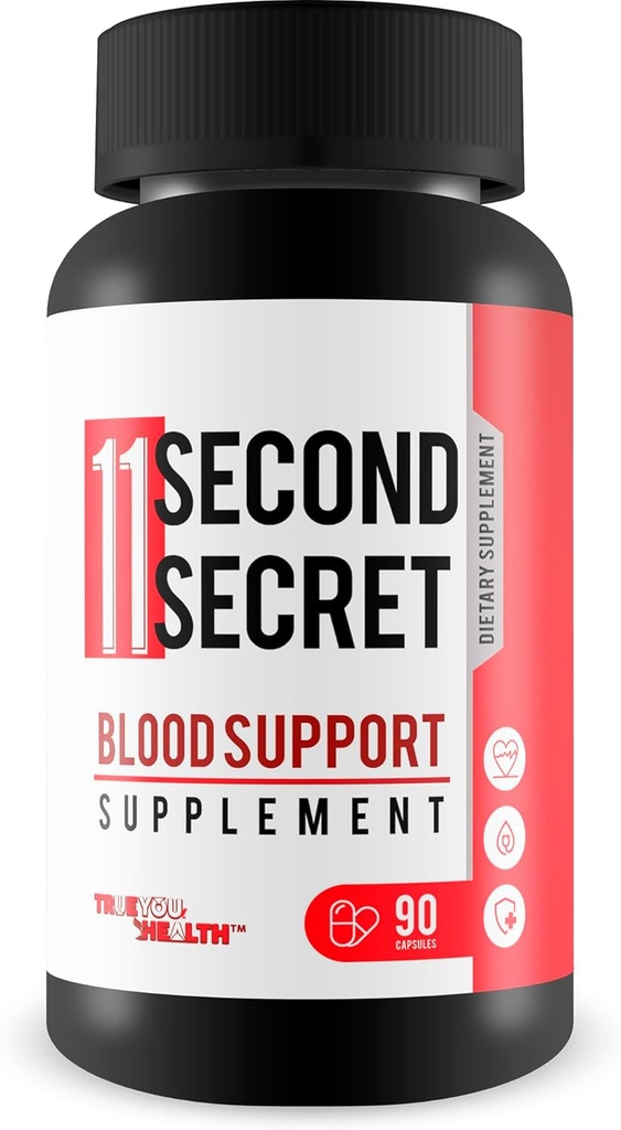 11 Segundo Secret Blood Support Suplemento - Nuestro Mejor Sugar Health Blood Health Formula - Advanced Blood Health Formula - Turmeric Berberine Cinnamon Gluco Support Suplemento