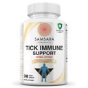 Samsara Herbs Tick Immune Support - Japones Knotweed, Cats claw, Andrographis, Cryptolepis, Sarsaparilla, Resveratrol, Tick Bite Support 240 Capsules