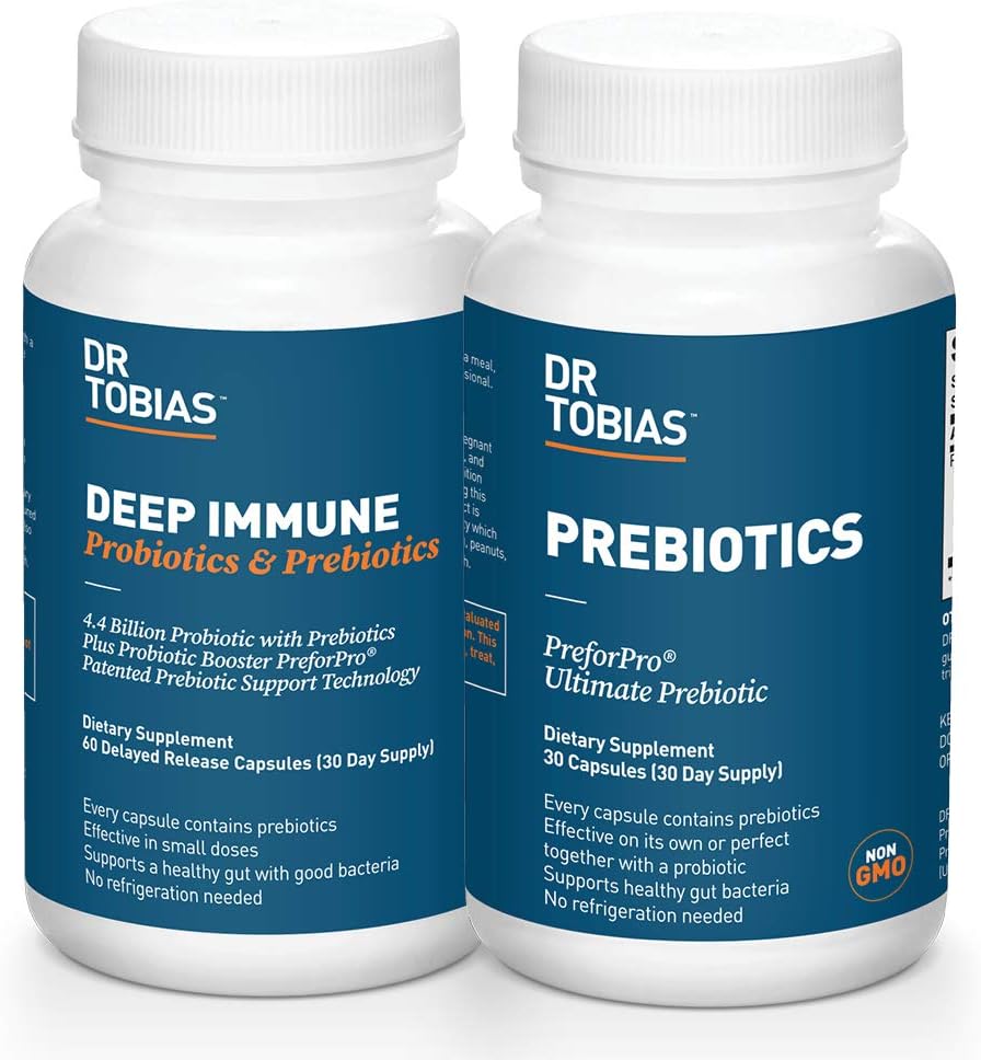 Dr. Tobias Prebióticos " Probióticos profundos para el apoyo inmunitario " Gut Health
