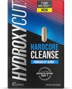 Hydroxycut Hardcore Cleanse - 42 Capsules - 7-Day Body Reset for Men & Women - Incluye Senna Leaf Extract & Apple Cider Vinegar - 14 servicios