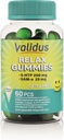 Validus Premium Stress Relief Gummies – 5-HTP 200mg & SAM-e 25mg Ayuda a reducir el estrés y la relajación - Apoyo a la vitamina  durable Apple Flavor Gummies, Mood & Calm Supplement, Non-GMO, 60 Gummies Vegan
