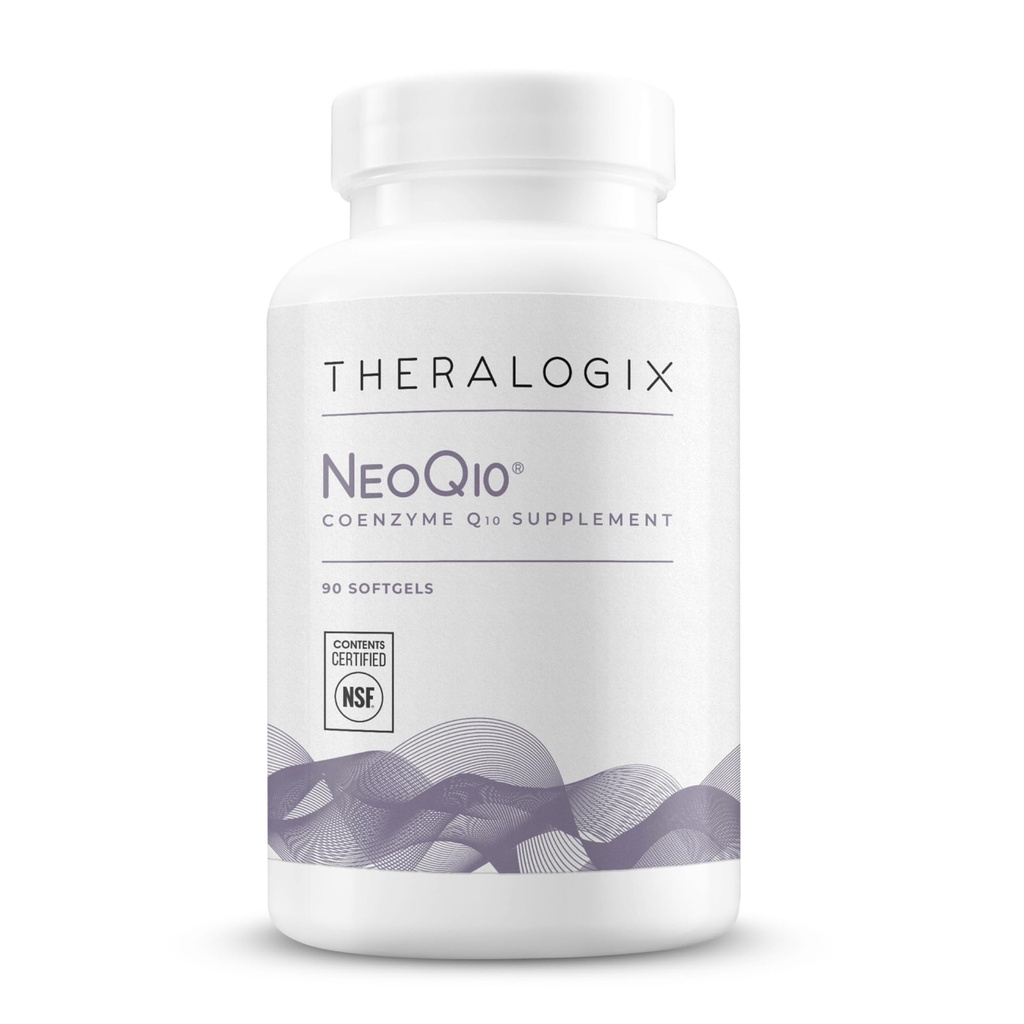 Theralogix NeoQ10 Coenzyme Q10 Supplement - Heart Health & Fertility Support - CoQ10 Fertility Supplement for Men &amp; Women* - NSF Certified - 90 Softgels (90-Day Supply)