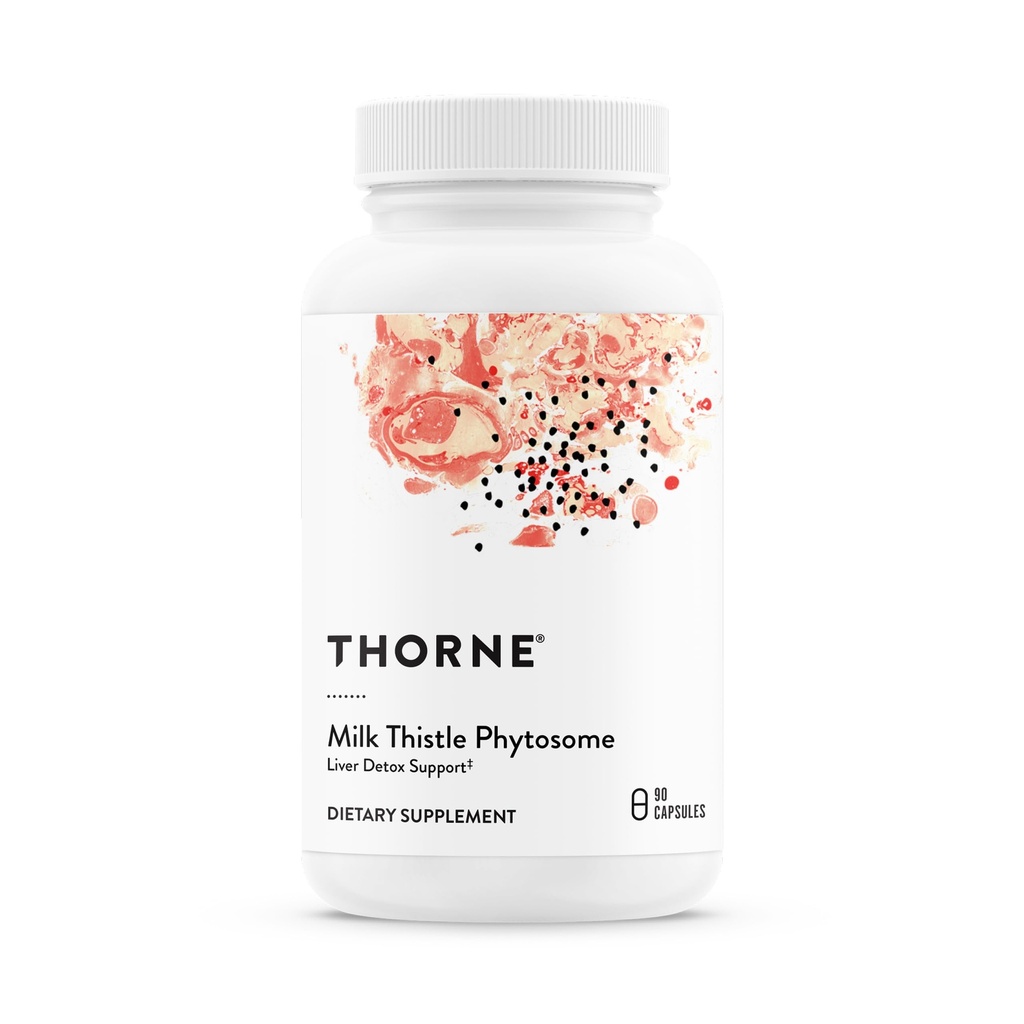 THORNE - Siliphos - Complejo de Extracto Botánico para soporte Antioxidante y Hígado* - 90 cápsulas