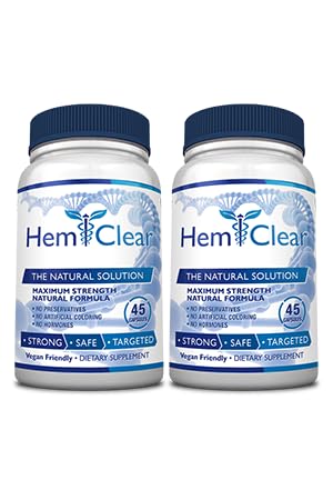 para Hemorrhoids - Fórmula Vegana para Alivio Hemorrhoide & Vascular Salud - Máxima Fuerza 2 Botella 90 cápsulas