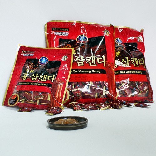 Coreana Premium Rojo Ginseng Candy (200gx3packs) 600g - Fuerte Ginseng Rojo Pruebe. Ayuda con la garganta del llanto, tos, rejilla de la respiración