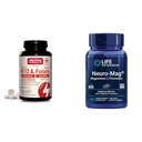 Jarrow Formulas Ultra Strength Methyl B-12 5000 mcg & Methyl Folate 800 mcg + P-5-P &amp; Life Extension Neuro-mag Magnesium L-threonate, Magnesium L-threonate, Brain Health, Memory &amp; Atención