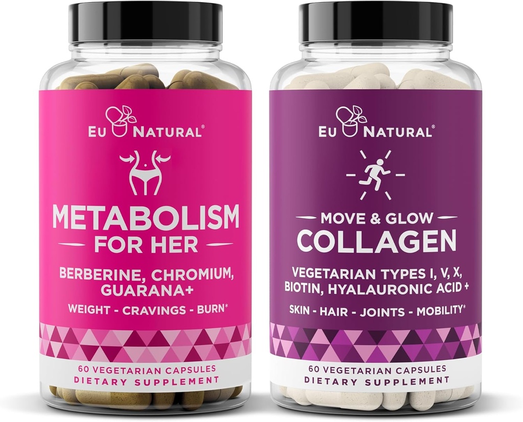 [BRSRA2Q3BNYAM33V] Eu Natural Metabolismo para Ella y Mover & Colagen Bundle - Apoyo para el metabolismo y la piel & salud conjunta
