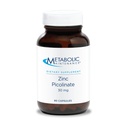 Mantenimiento metabólico Zinc Picolinate 30 mg - Suplemento Zinc para hombres y mujeres con vitamina C, Complejo de Apoyo Mineral Puro para la Salud Inmune, 30 mg por cápsula - 90 cápsulas