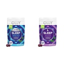OLLY Extra Strength (5mg) " Regular Strength (3mg) Melatonin Sleep Gummies with L-Theanine, 120 Count BlackBerry Flavor