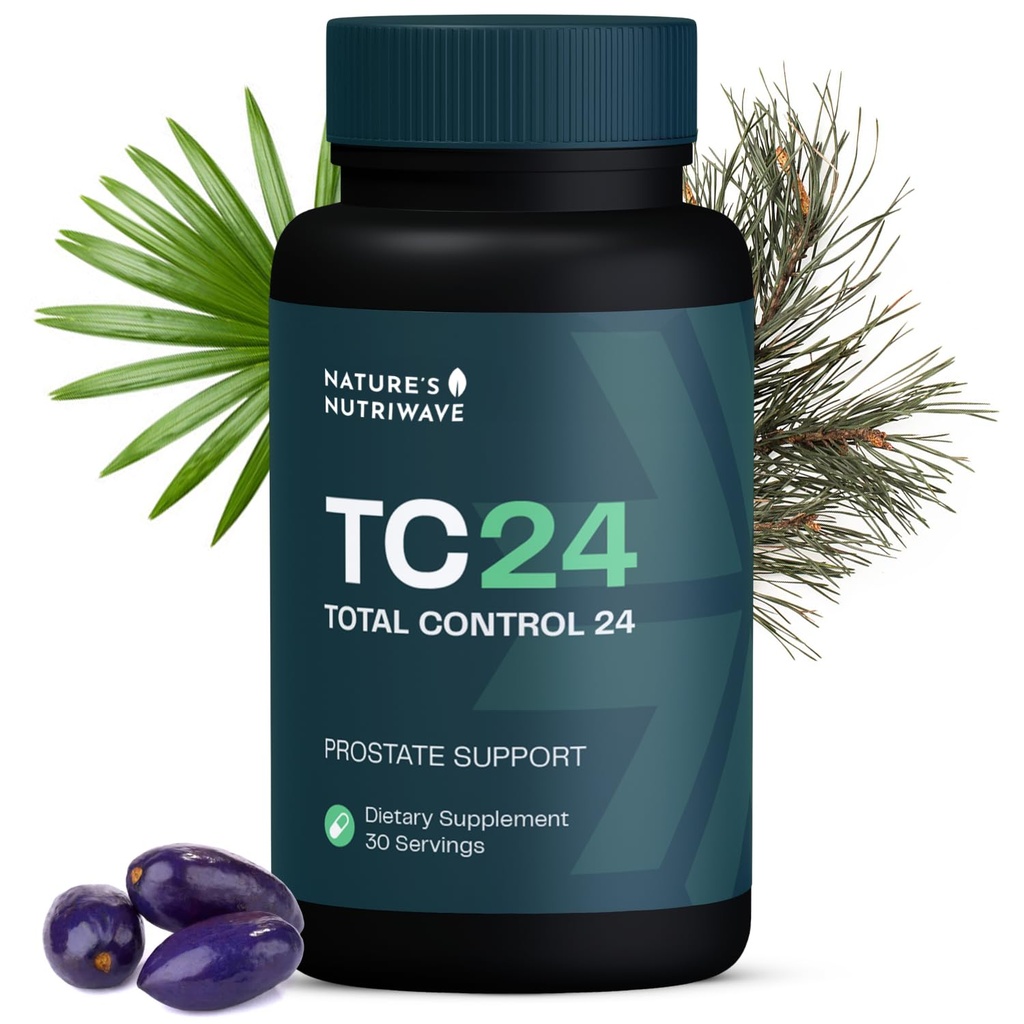 TC24 - Suplemento natural con Myrciaria Jaboticab, Lipophytol, Pygeum Africanum Extract " Boron ← Non-GMO, Stimulant-Free, Easy-to-Take ANTE Hecho en EE.UU., GMP-Certified ¦ 60 Capsules, 1 Month Supply