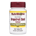 NutriBiotic – Grapefruit Seed Extract Tablets 125mg, 100 Conde ← Premium Grade GSE con Bioflavonoids ← Potent Immune &amp; Global Health Support ← Fácil de Swallow  Vegan, Gluten Free, Non-GMO