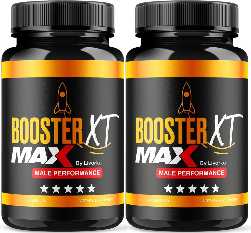 (2 Pack) Booster XT para hombres, MAX Strength Men's Suplemento, Booster XT, Booster XT para hombres Reseñas, BoosterXT, Booster XT Reseñas, Buster XT, Booster X T Capsules Pro Suplemento Pastilla, 120 cápsulas