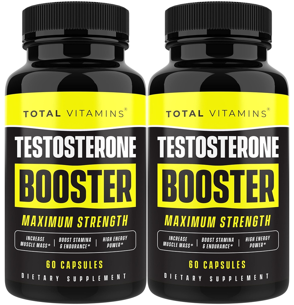 Booster de testosterona - Suplemento de testosterona para hombres - Male Enhancing Suplementos - Booster de testosterona para hombres píldoras alfa para test Boost Max Crecimiento muscular, Libido, Energía y Píldoras de resistencia