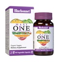 Bluebonnet Nutrition Maxi One (con hierro), Whole Food Multiple, Enzymes, Energy, Vitality, Gluten-Free, Kosher, Dairy-Free, Vegetarian Friendly, Soy-Free, Non-GMO, 90 Vegetable Capsule, 3 Month Supply, Beige