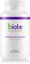 Biote Nutraceuticals - Omega 3 + CoQ10 - Heart + Brain (90 gorros Gel)