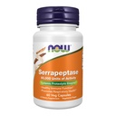 AHORA Suplementos de alimentos, Serrapeptase 60.000 Unidades de Actividad, promueve la salud respiratoria y la función inmunológica*, 60 cápsulas de verduras