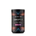 BEYOND RAW Concept X, Powder Pre-Workout, Contiene Caffeine, L-Citrulline, Creatine y Beta-Alanine, Sweet &amp; Tart Flavor, 20 Servimientos