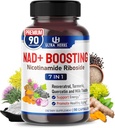 NAD+ Suplemento con Nicotinamide Riboside NR, Trans Resveratrol, Quercetin - Soporte Celular Energía, Longevidad, Envejecimiento Saludable * USA He probado* (90 Cuenta (Pack of 1))
