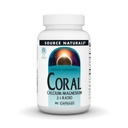 Fuente Naturales Coral Calcio con cápsulas de magnesio, 90 cápsulas