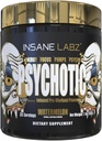 Insane Labz Psychotic Gold, High Stimulant Pre Workout Powder, Extreme Lasting Energy Focus, Pumps and Endurance with Beta Alanine, DMAE Bitartrate, NO Booster (35 Servimientos, Watermelon)