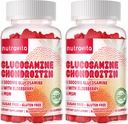 Glucosamine Chondroitin Gummies with MSM & Elderberry Extra Strength - Soporte conjunto, suplemento de apoyo antioxidante para adultos, hombres y mujeres.120