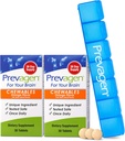 Prevagen Regular Strength Orange Chewables - 60 Tabletas (2 Mes de Suministro) Silencio Formulado para Su Cerebro Silencio 10 mg de Apoaequorin Plus Vitamina D3 con 7-Day Pill Minder