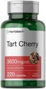 Horbäach Tart Cherry Extract Capsules Silencio 3600mg Silencio 220 Pills Silencio Non-GMO, Gluten Free ← Tradicional Herbal Suplemento