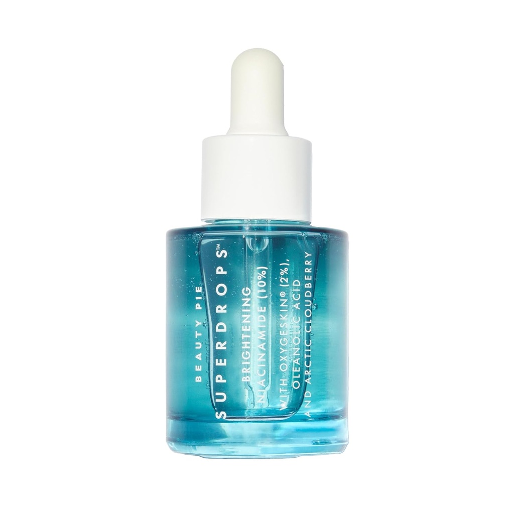 Belleza Pie Superdrops Iluminación Niacinamida (10%) Suero – 1 oz / 30 mL Pore‐Refining, Iluminación &amp; Barrier‐Strengthening Lightweight Formula