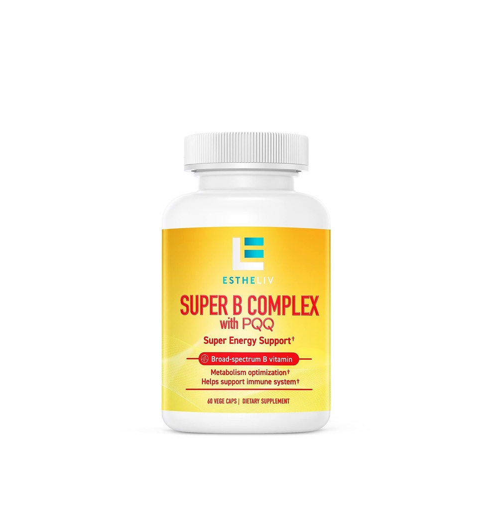 ESTHELIV® Super B Complejo con PQQ - 60 VegeCaps