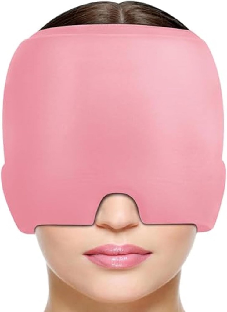 Migraine Headache Relief Cap, Migraine Relief Cap Hot ' Cold Therapy Hangover Hat Mask Odorless Migraine Headache Hat for Puffy Eyes Hangover Tension Sinus &amp; Stress Relief