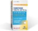 Glenmark Maximum Strength Famotidine Tablets, 20 mg, Acid Reducer for Heartburn Relief, 85 Conde
