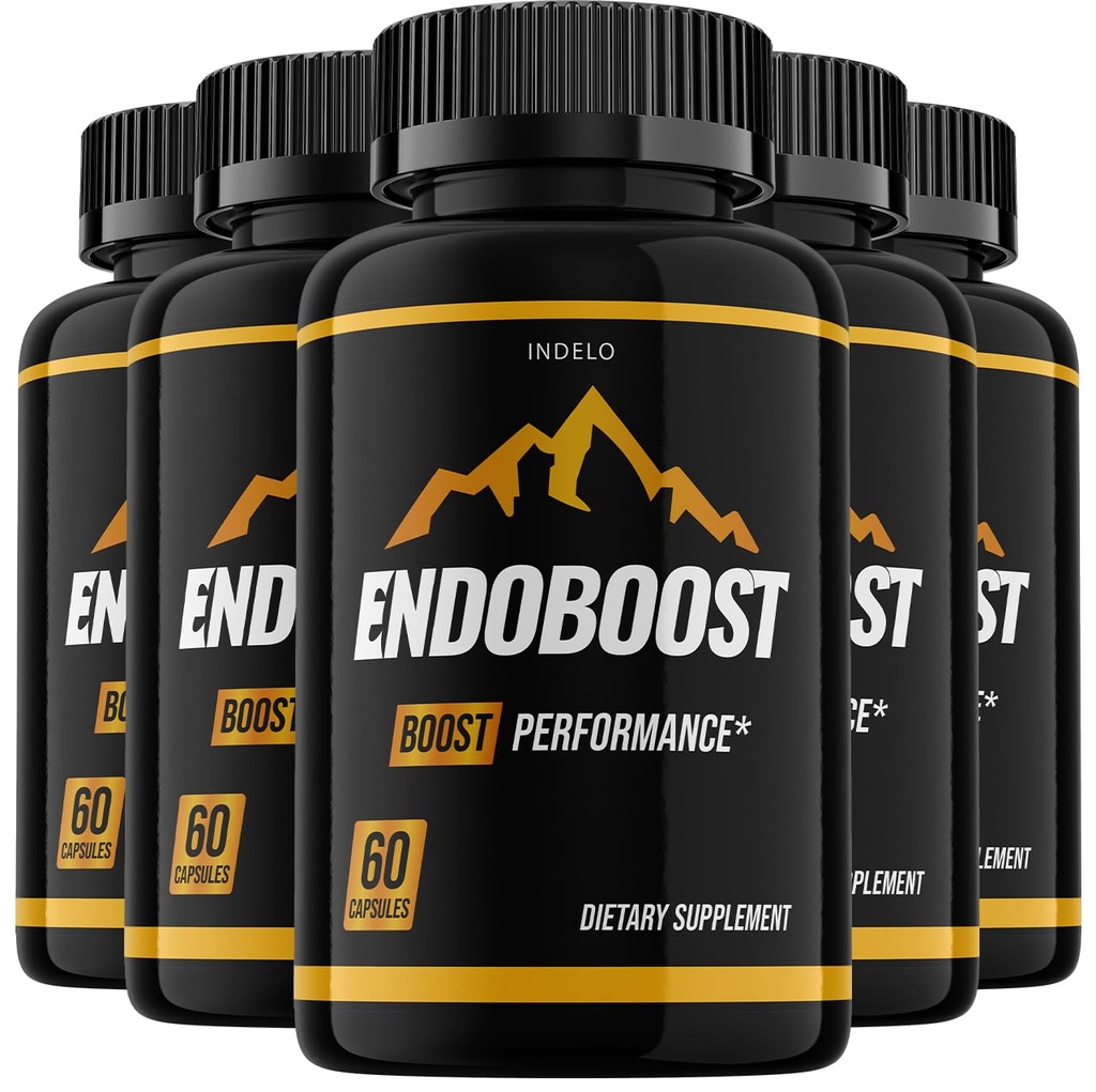 Endoboost for Men, Endo Boost Advanced Performance Supplements, Endoboost Performance, Endobost Reviews (5 Pack - 300 cápsulas)