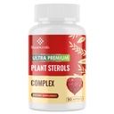 Suplementos de colesterol con Sterols de Planta, Niacina, Levadura Roja, Bérgamo, Omega-3 &amp; Ajo - Absorción Avanzada Fórmula - 90 Softgels