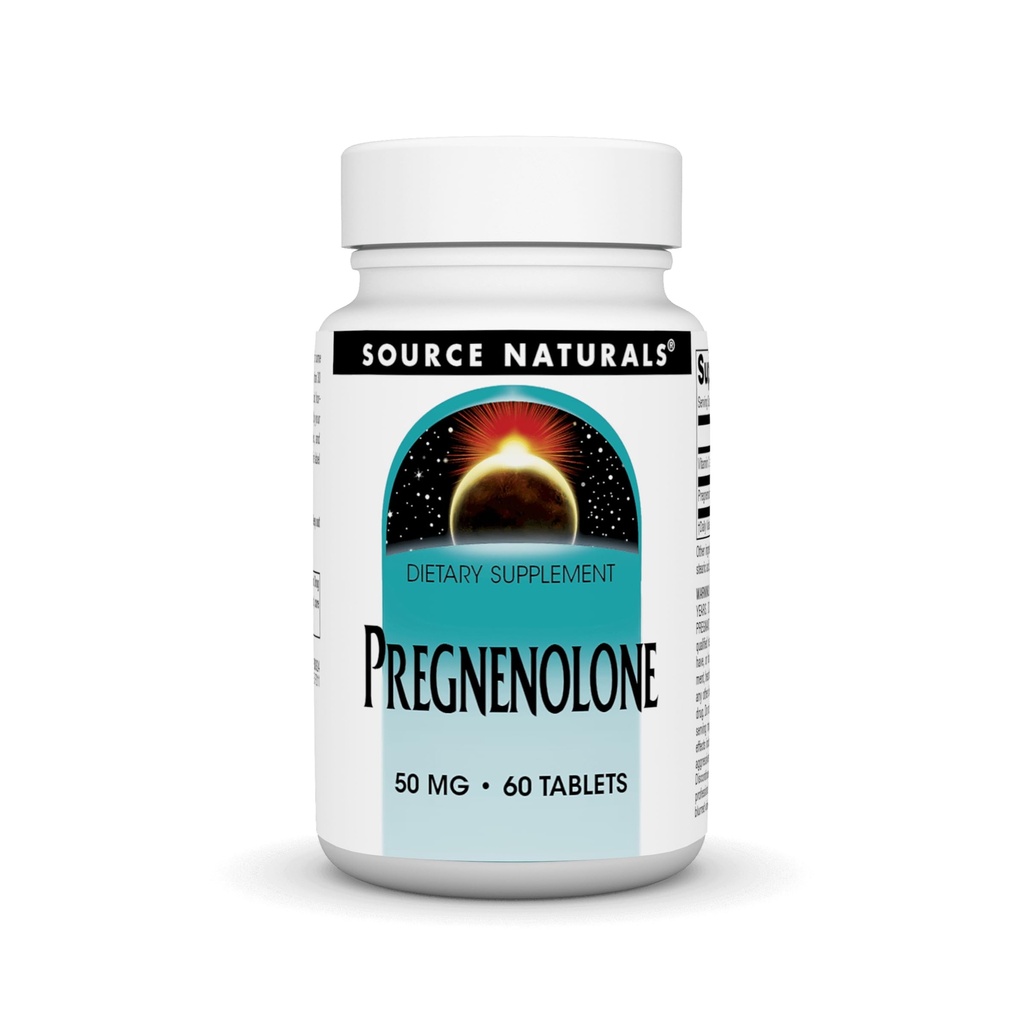 Fuente Naturales Pregnenolona* 50mg - 60 Tablets