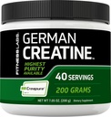 Laboratorios de gimnasia Alemán Cretina Polvo Silencio 7.05 oz Silencio 39 Servimientos ¦ Creapure  Monohydrate Powder ← Non-GMO, Gluten Free Supplement