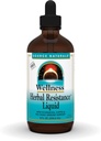 Fuente Natural Wellness Resistencia Herbal Liquid - Sistema Inmune Apoyo con Echinacea, Coptis & Yin Chiao - 8 Fluid oz