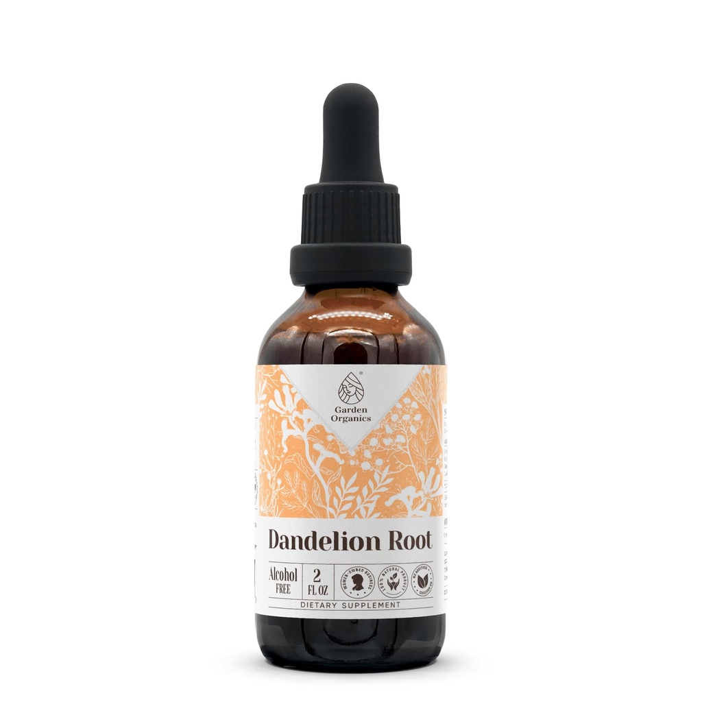 Dandelion Root Alcohol-Free Natural Tincture Extracto, Immune System Booster, Liquid Drops Made from 100% Dandelion (Taraxacum officinale) Dried Root (2 fl oz)