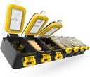 BEXEEN Organizador de píldoras semanales impermeable 7 días grande Caja de píldoras Daily Pill Case Cute Vitamin Organizer Portable Pill Container Travel Pills Holder XL Supplement Medication Dispenser Uno al día