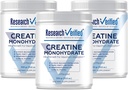 Investigación Monohidrato de Creatina Verificado - Apoyo Crecimiento del Musculo Optimal, Mejora del Rendimiento - 5000 mg Monohidrato de Creatina - BioPerina - 180 Servimientos - Deflavorado - Vegan