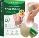 Patches Knee Relief, Patches Knee, Patches de calor para el cuello de hombro de espalda conjunta, Patches herbales para la rodilla, Wormwood Extract Sticker for Knee, Long Lasting Relief for Muscle, Hasta 12 Hrs ← 40 Count