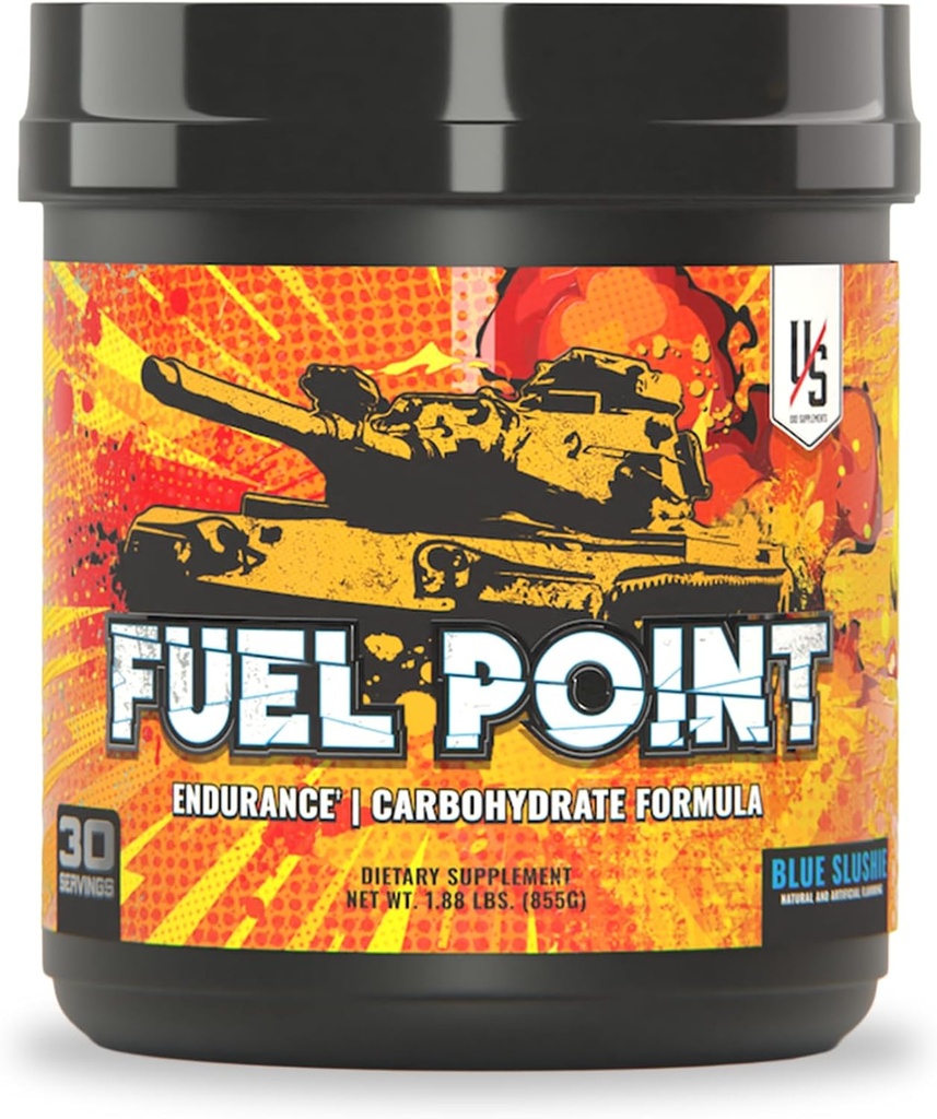 Suplementos UXO: Punto de Combustión, Formación de Resistencia, Combustible para los músculos, Reducir la fatiga, Mejorar el rendimiento, Fórmula Superior de Carbohidratos, 30 Servimientos (Blue Slushie)